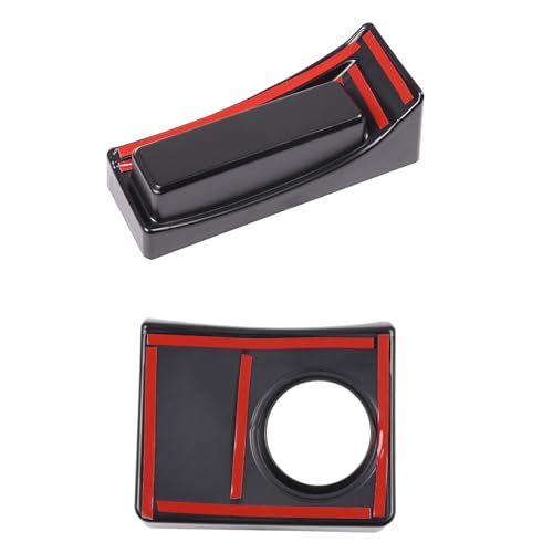 Car Central Control Tray Storage Box Organizer Compatible with Toyota Tacoma 2006 (Cup holder and gear storage box)