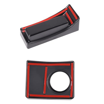 Car Central Control Tray Storage Box Organizer Compatible with Toyota Tacoma 2006 (Cup holder and gear storage box)
