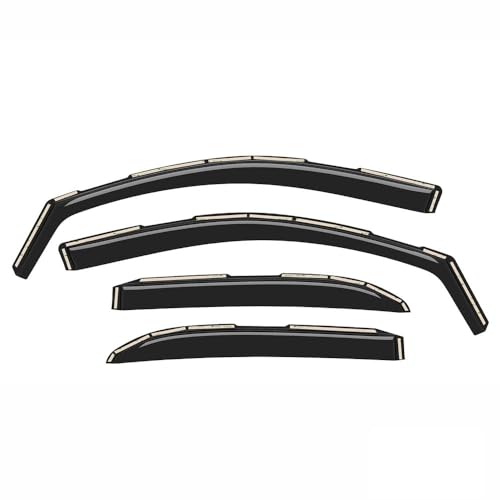 Window Deflectors Smoke Tinted in (For Traverse 24-26)