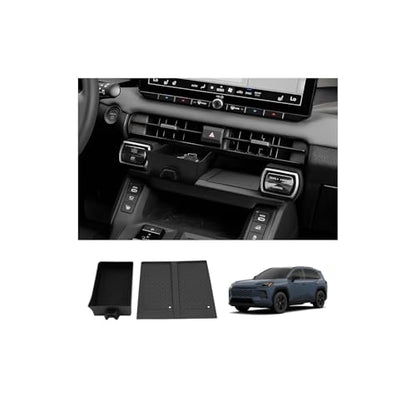 for 2026 RAV 4 Accessories Compatible with 2026 RAV 4 Center Console Organizer Armrest Console Secondary Storage Box Insert Tray & Center Console Wireless Charging Mat ABS Material Black 2