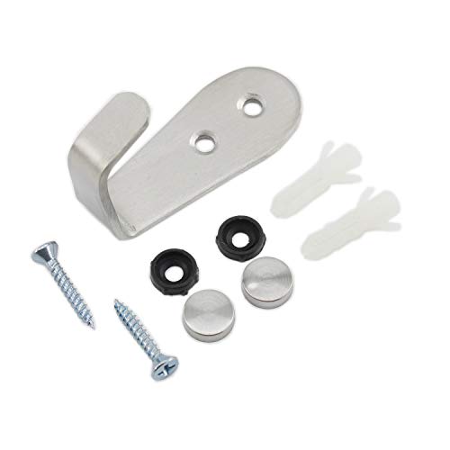 Stainless Steel Coat Hooks (L Shape Large：63*25*30mm)