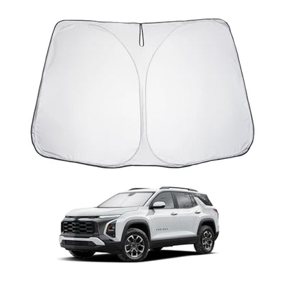 for 2025 Chevrolet Equinox Windshield Sun Shade Chevrolet Equinox Windshield Sunshades 2025 Chevrolet Equinox Accessories Chevrolet Equinox Sunshade Cover Block UV Ray Front Window Sunshade (2025 Chevrolet Equinox)