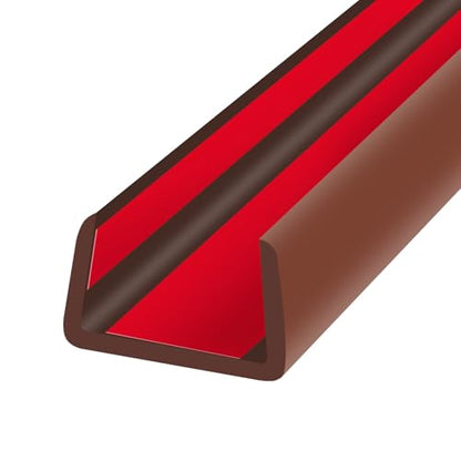 Rubber Edge Trim (Fit 3/4" - L20' / Brown)