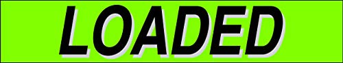Ez line Vinyl Windshield Stickers 3 Dozen 15 Inch Chartreuse Slogan Dealership Pro Pack for Car Lots (EZ115-Pack8)