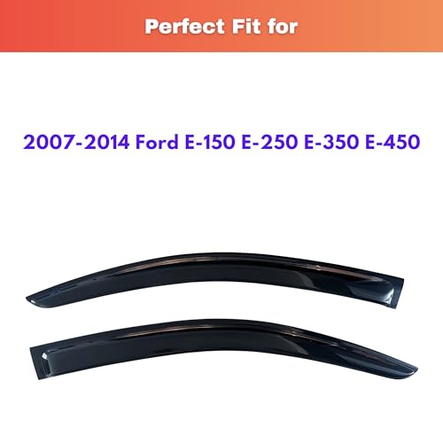 Rain Guards Fit for 2007 (2007-2014 E150/E250/E350/E450)