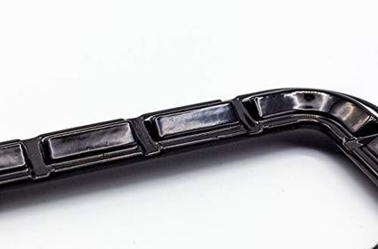 3D Brilliance Black License Plate Frames (Chain Patterned With Brilliance Black)