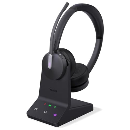 WH64 Dual DECT Bluetooth Wireless Headset for Phone PC Mobile Teams (Stereo)