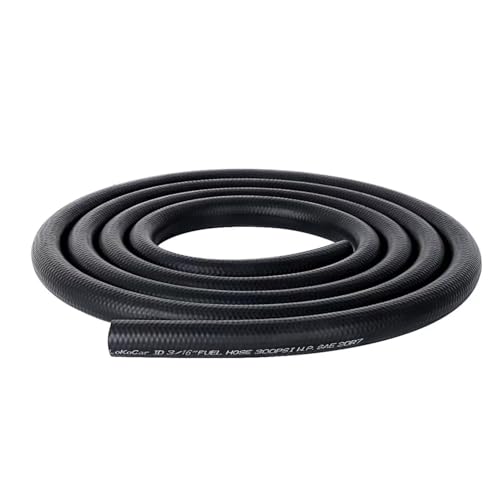 Rubber Fuel Hose Line Push Lock 3 (3/16" ID 10ft)