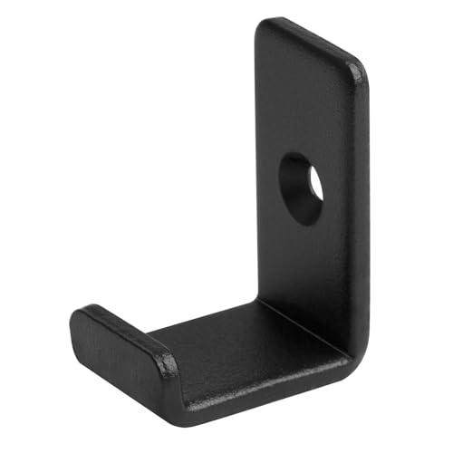 10 Pack Mini Black Steel Utility J Hook (7/8")