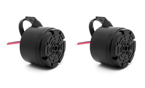 Universal 12 24V 100dB Waterproof Back (Black-2 PCS)