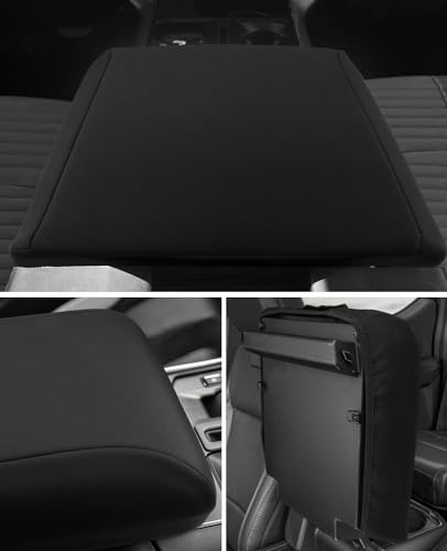 Center Console Cover for 2025 2026 Ford F150 Accessories Interior 2021 2022 2023 2024 Car Middle Arm Rest Armrest Lid Seat Cover Protector Elbow Cushion Pad (Neoprene / 2021-2026)