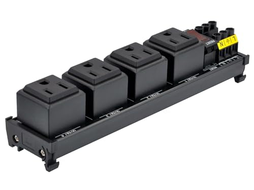 DIN Rail Mount AC 120V NEMA 5 (D-1561T)