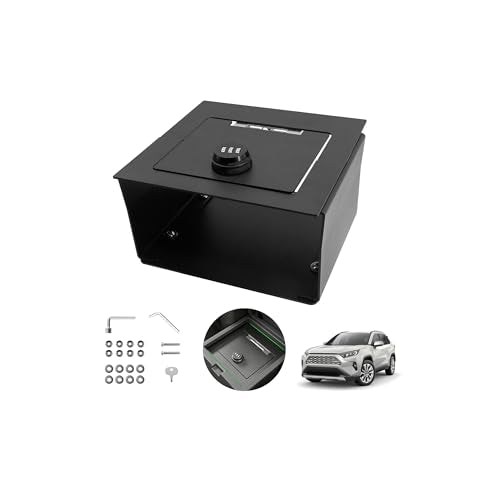 Center Console Safe Lock Box for Toyota 4runner 2025 2026 Accessories No Drill Anti (Toyota 4runner Safe Organizer)