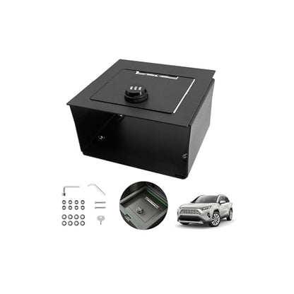 Center Console Safe Lock Box for Toyota 4runner 2025 2026 Accessories No Drill Anti (Toyota 4runner Safe Organizer)