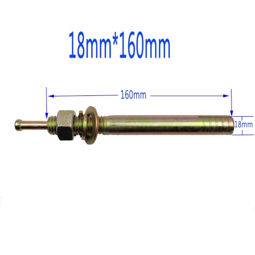 Car Lift Expansion Screw Auto Lift Special Screw Car Lifter Parts Lift Machine Anchor Bolt Screws Concrete Anchor Bolts Lifts Bolts (18*160mm)