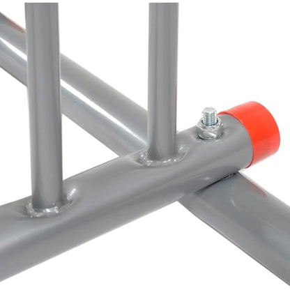 59-3/4"L Grid Bike Rack, Double Sided, 10-Bike Capacity