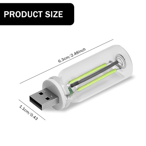 Car Plug in USB Lights (Green)