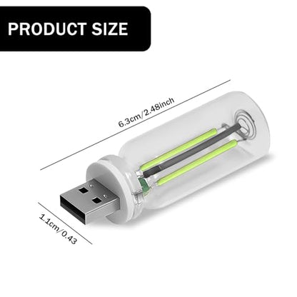 Car Plug in USB Lights (Green)