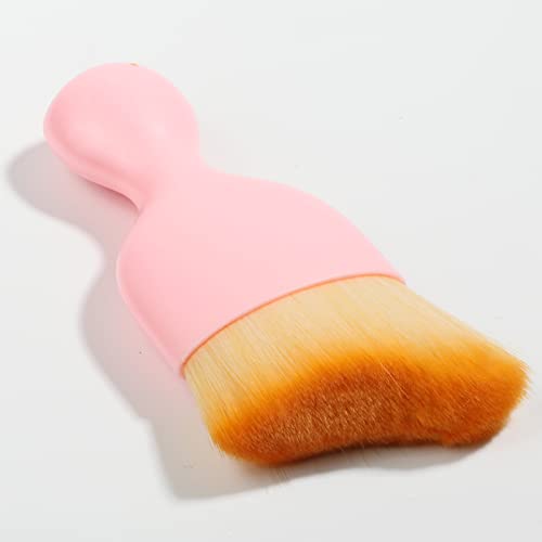 Car Interior Detailing Brush (Pink With Cap)