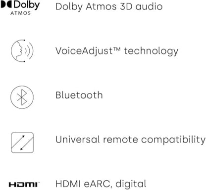 Signa S4 Dolby Atmos 3D Sound Bar System with 5.9" Wireless Sub (S4 Soundbar + Subwoofer w/ Dolby Atmos)