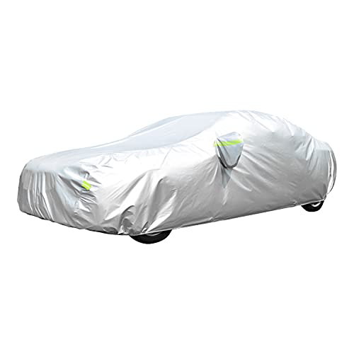 Waterproof Car Cover All Weather Snowproof UV Protection Windproof (Fit Sedan 208''x78''x60''inch)