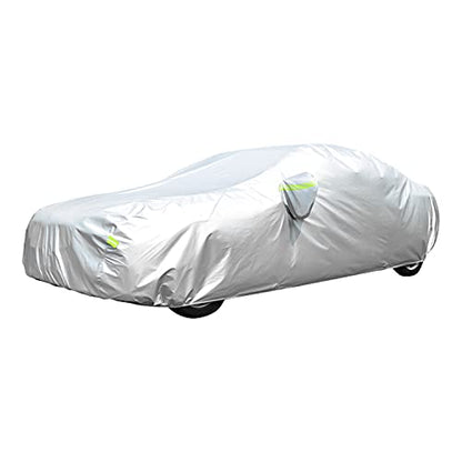 Waterproof Car Cover All Weather Snowproof UV Protection Windproof (Fit Sedan 208''x78''x60''inch)
