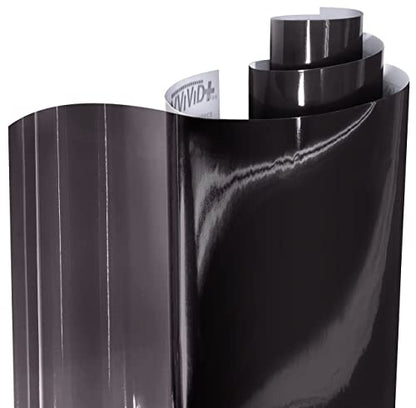 Extra Wide Headlight Taillight Vinyl Tint Wrap Roll (12" x 24" 2-roll Pack / Dark Smoke)