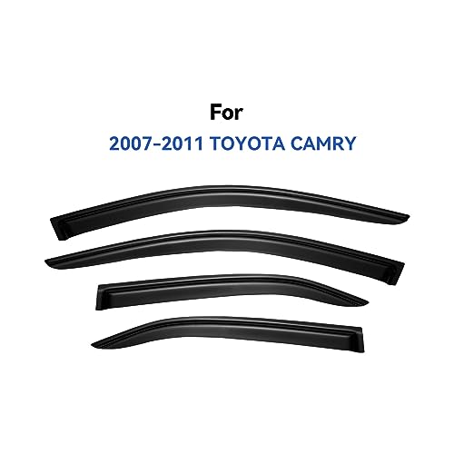 Window Visors Rain Guards for 2007 2008 2009 2010 2011 Toyota Camry Sedan (2007-2011 toyota Camry)
