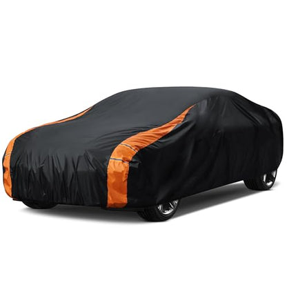 Car Cover Waterproof All Weather Fit Length 167 (3 Coupe Car Cover / C2-Fit Coupe/Cabrio-Length 167-174 inch)