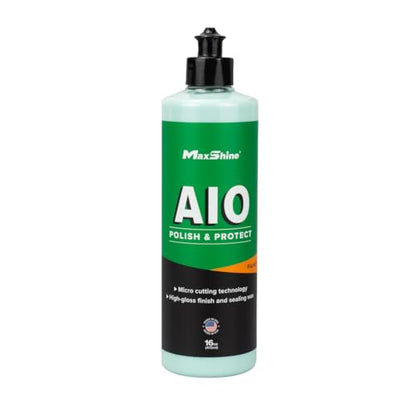 M21 Pro Dual Action Polisher & 16oz AIO Polish (6" Aio Polish)