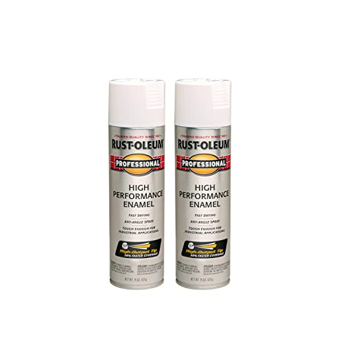 Professional High Performance Gloss White Spray Paint (Gloss White / 15 Ounce (Pack of 2))