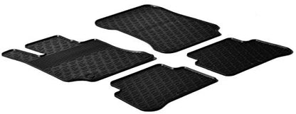 Rubber Floor Mats for Mercedes Benz E (Floor Mat / E-Class/E63 AMG Sedan (W212) - 2010-2016)