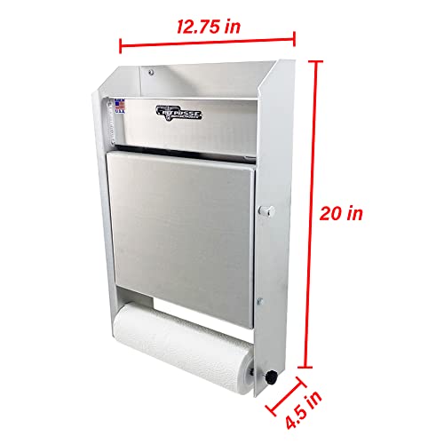 458 Jr Work Station Storage Cabinet Shelf Rack Holder Caddy (Silver)