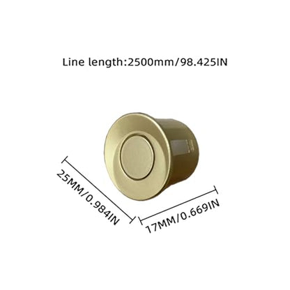 Parking Sensor Kit Backup Sensor Kit Reverse Sensor for Car 20 Color Options for Probes Adjustable Alarm Volume Professional Sensore de Reversa para Carro Safe Driving Assistant Champagne Gold (Champagne Gold)