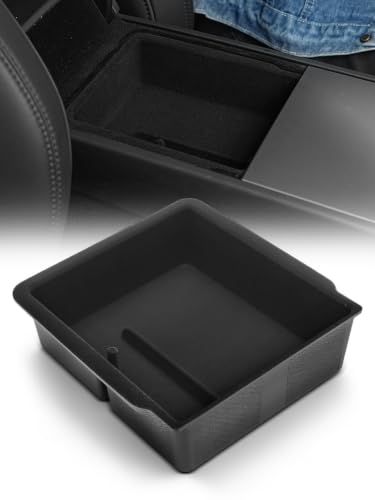 Armrest Upper Tray Center with Sunglass Holder for Tesla (1PC Armrest Upper Tray)