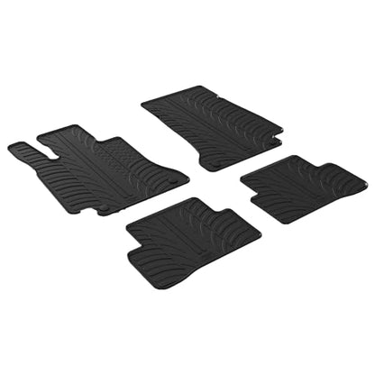 Rubber Floor Mats for Mercedes C Class W205 2015 (Floor Mat / C Class (W205) - 2015-2020)