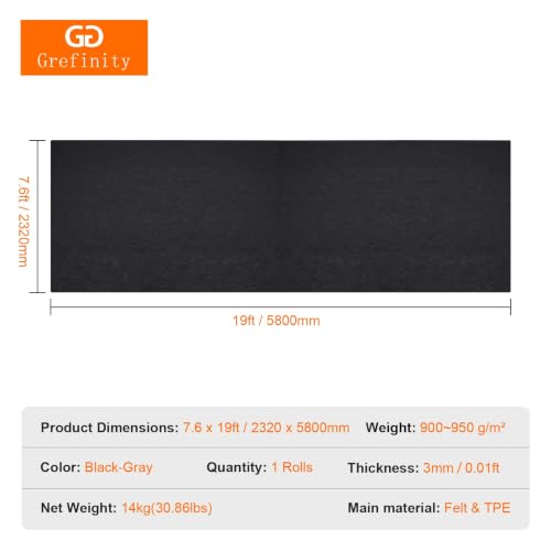 Garage Floor Mat (7.6FT X 19FT)