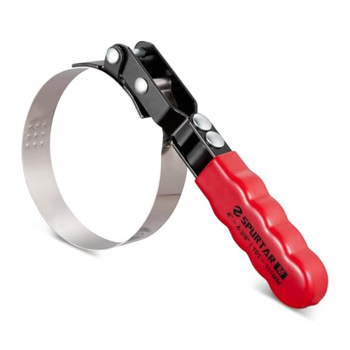 Medium Oil Filter Wrench Adjustable Swivel Oil Filter Removal Tool (Medium: 4" - 4-3/8")