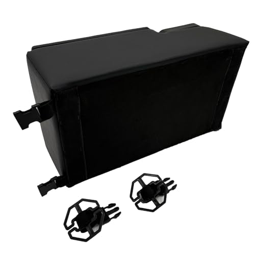 Car Center Console with Cup Holders (Black)