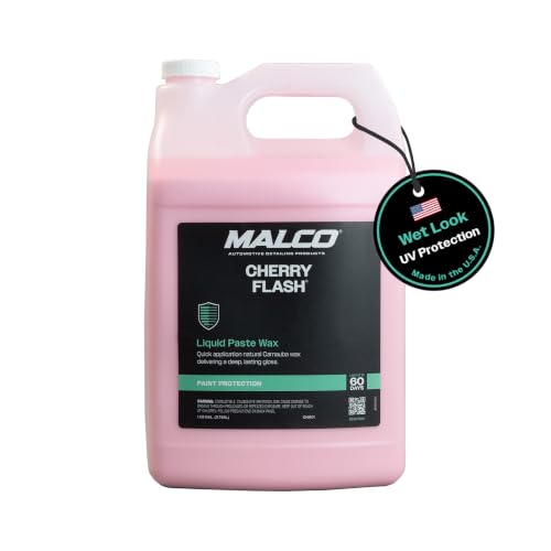 Cherry Flash Automotive Liquid Paste Wax for Hand Waxing (128 Fl Oz (Pack of 1))