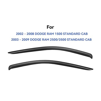 Window Visors Rain Guards for 2002 (2002-2008 ram 1500 standard cab)