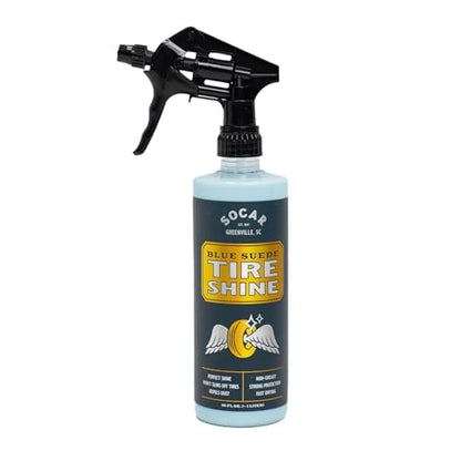 SOCAR Blue Suede Tire Shine Spray & Protectant. New
