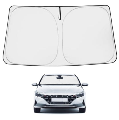 Custom Fit Car Windshield Sun Shade for 2021 (Hyundai Elantra 2021-2026)
