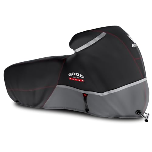 Motorcycle Cover 600D Heavy Duty (Gray / 86"-XL)