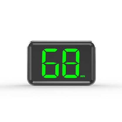 GPS Digital Speed Meter with MPH (X1-green-new)