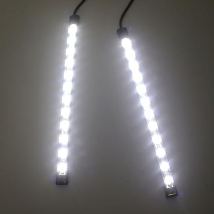 Atmosphere Lights Kit Strip Lights 2in1 Light Interior Car Lights Ambient Light Strip Flexible Color for car (White)
