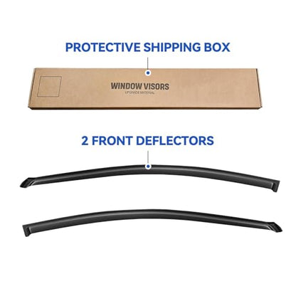 Window Visors Rain Guards for 2006 (2006-2011 Honda Civic Coupe)