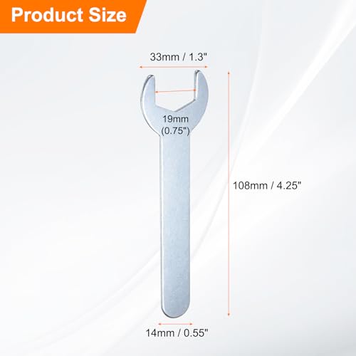 10pcs Small Wrench Open End Wrench 19x108x2mm Metric U (19x108x2mm)