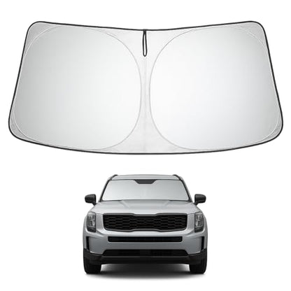 Custom Fit Car Windshield Sun Shade for 2020 (2020-2025 Kia Telluride)