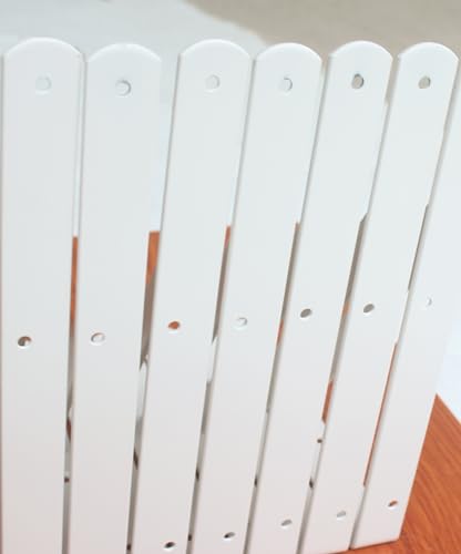 16 Pack L10 x H 8" White Heavy Duty Shelf Brackets with Screws Metal Shelf Brackets Shelf Support Angle Brackets for Shelves L Brackets Heavy Duty Floating Shelf (16 Pack-White / 10''x8'')